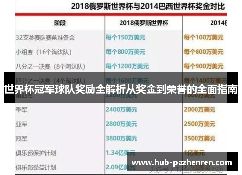 世界杯冠军球队奖励全解析从奖金到荣誉的全面指南