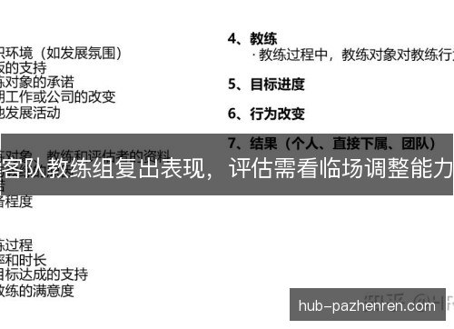 客队教练组复出表现，评估需看临场调整能力